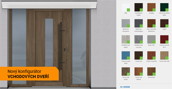 Konfigurátor dveří Termolux